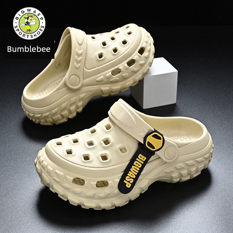 Bumblebee Kids Hole Slippers Boys Summer New Arrival Non Slip 2025 Sandals Older Boy Children's Shoes Sandals — 6
