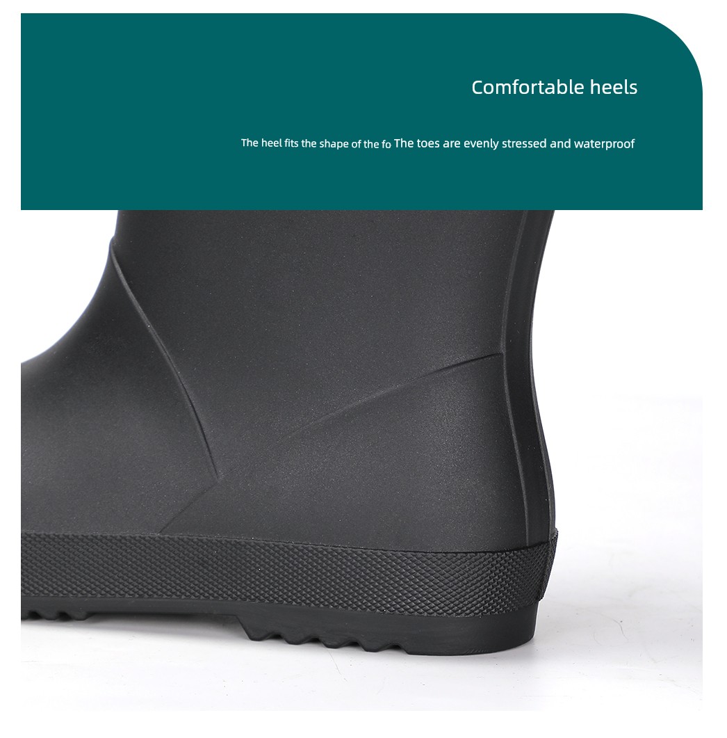 Children's Family Outdoor Rain Boots, Unisex Waterproof Ankle Boots with Anti-Slip Soles, Casual Hiking Water Boots, Rubber Shoes — 16