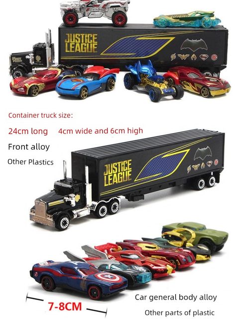 卡通儿童玩具车 收藏礼品滑行合金车模 蝙蝠侠英雄蝙蝠车战车套装