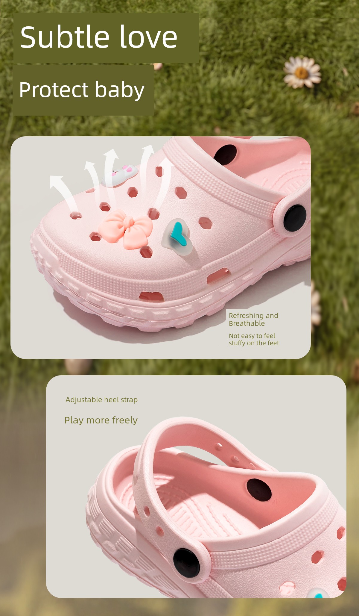 Children's Croc Shoes for Girls 2026 New Summer Outdoor Sandals for Older Kids Non-Slip Eva Girls' Slippers Comfortable — 17