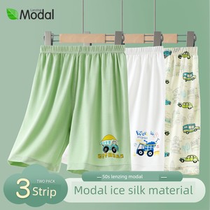 Boys' Modal Shorts Summer Thin Children's Home Sleepwear Baby Ice Silk Home Wear Boys' Lightweight Summer Shorts