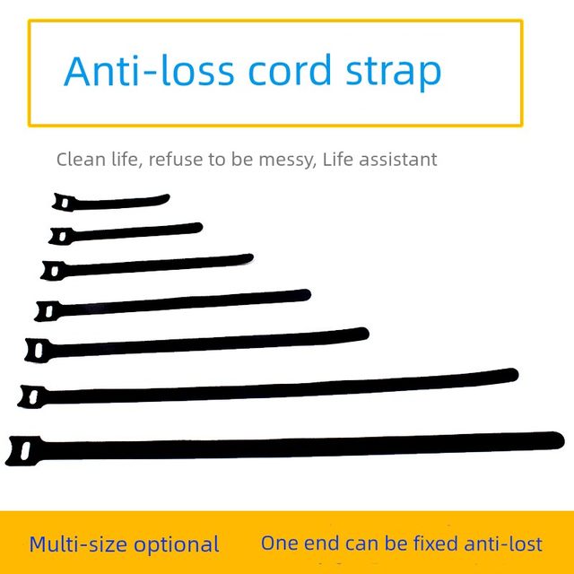 Wire management with Velcro bundled wire management with cable management computer headphones data cable storage fixed winding cable strap