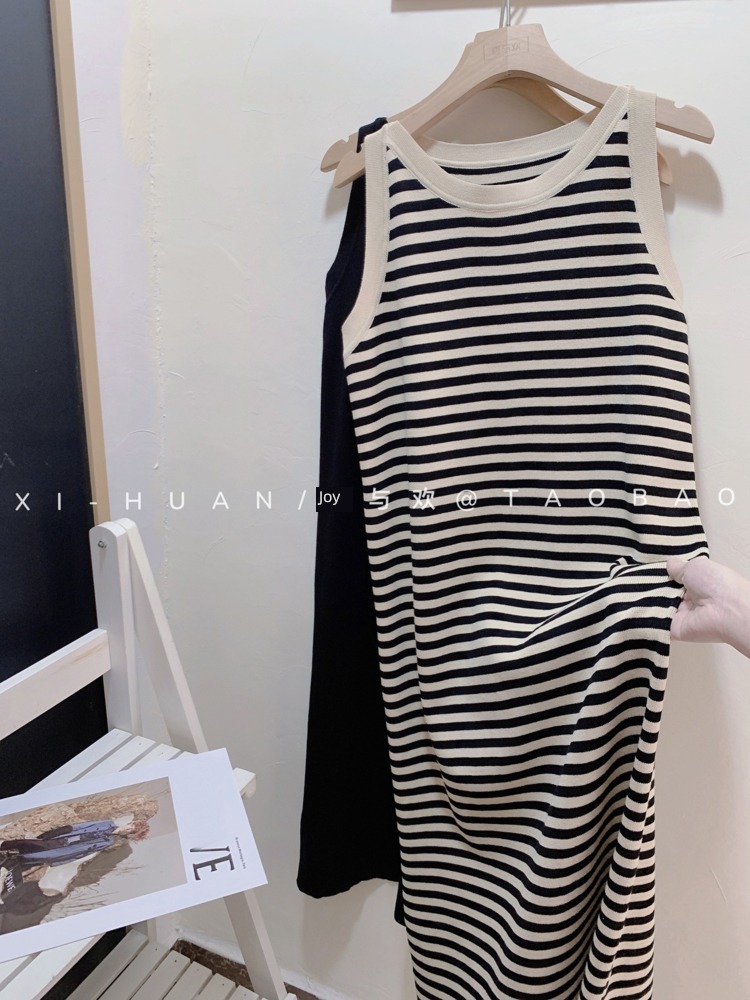 knitting Vest skirt easy Inner lap Wear out Fork camisole