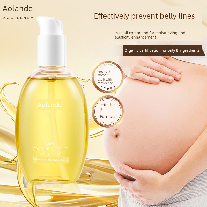 Aolanda Olive Oil Pregnancy Anti-Wrinkle Women's Skincare Specialized Pregnancy Oil Care Body Oil for Sensitive Skin to Reduce the Appearance of Wrinkles