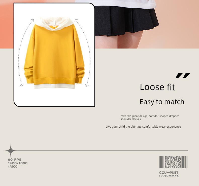 Pull-Back Children's Sweatshirt for Spring and Autumn, Boys' Sports Long-Sleeve, Girls' Autumn Clothing, Boys' Summer Casual Autumn Outfit for Older — 7