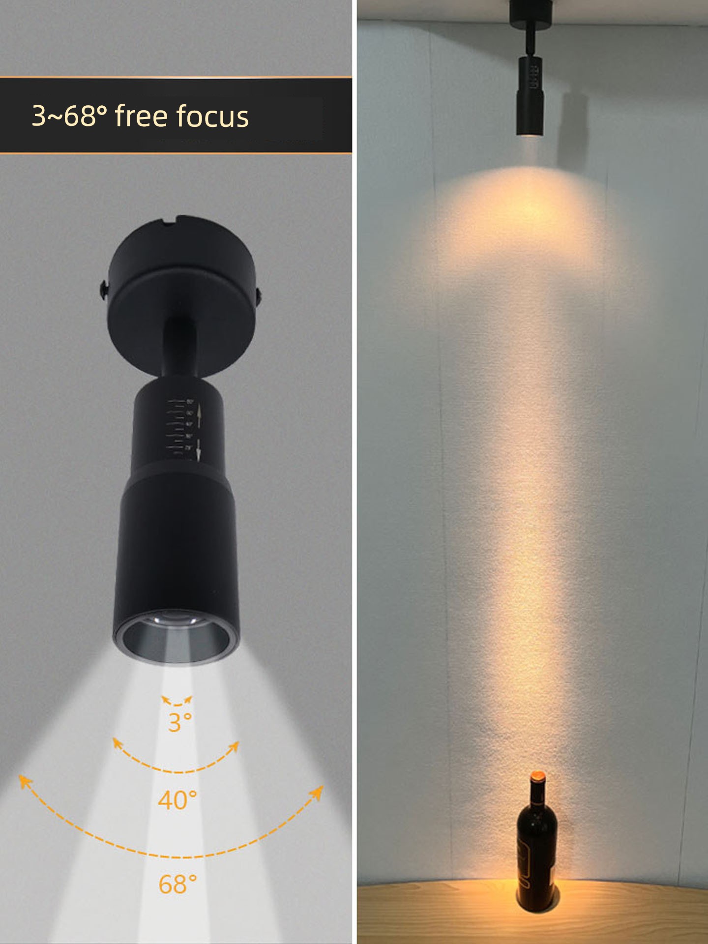 Dimmable Zoom Chamber Script Kill Track Spotlight