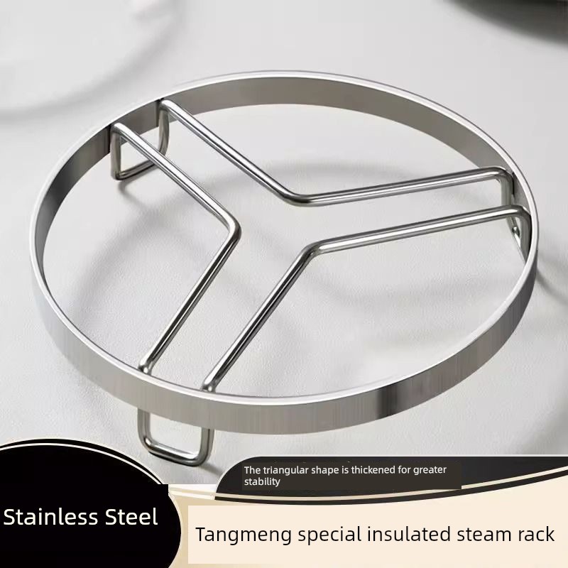Stainless Steel Steaming Rack for Home Use, Water-Separation Wok Steamer Rack, Kitchen Steaming Dish Stand, Thickened Steamer Basket Grate