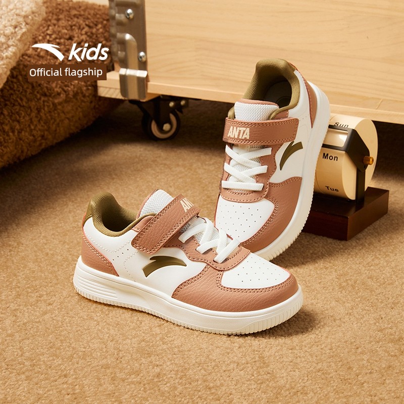 Anta Kidsren's Casual Shoes, Versatile White Sneakers, Classic Casual Sneakers for Primary School Students, Kindergarten and Older Kidsren's Sports Shoes — 6