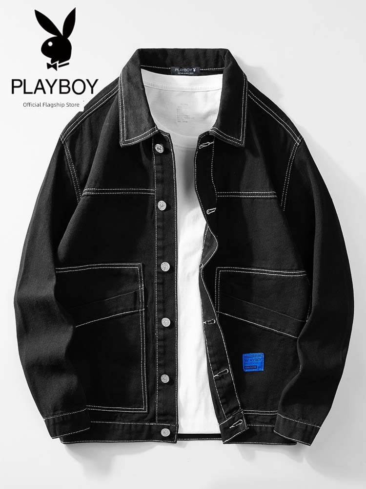 dandy black Jiming line early spring chaqueta