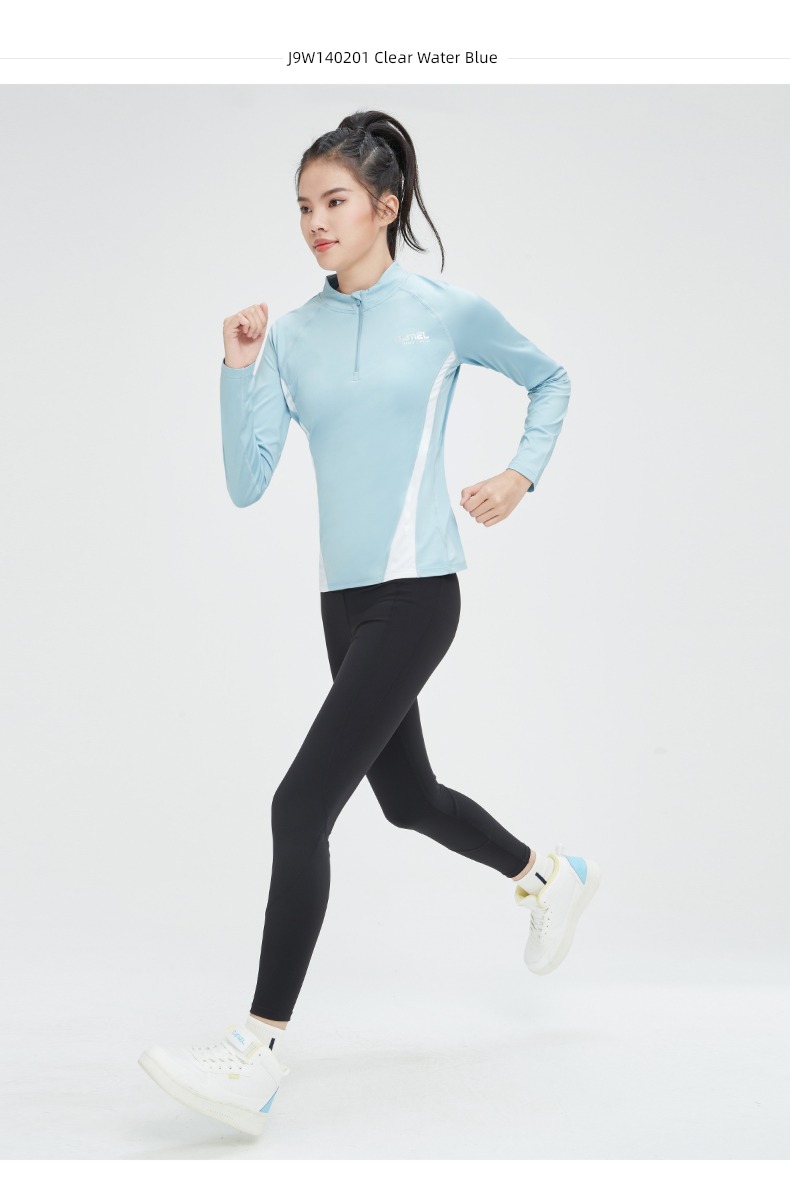 camel female autumn Long sleeve Quick drying shirt Fitness wear