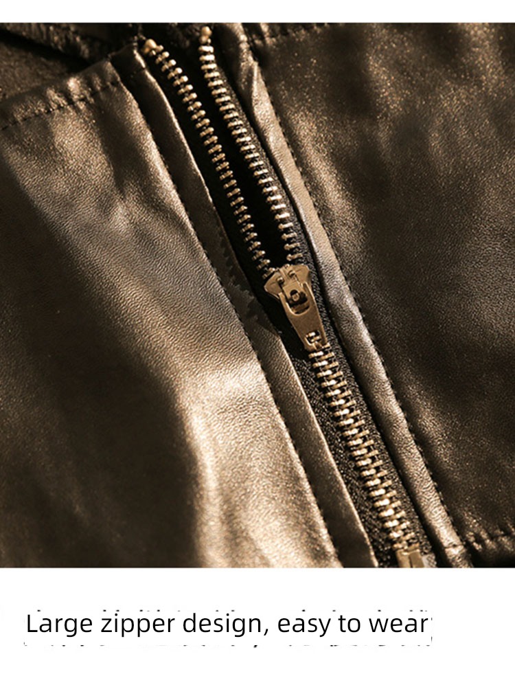 PU skin suit Self-cultivation Show thin Sleeveless jacket camisole