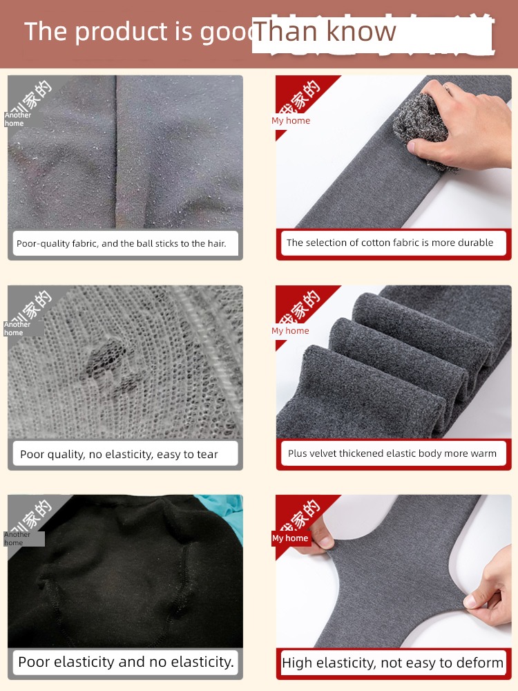 thickening elastic force Self-cultivation Show thin High waist Step on one's feet Leggings