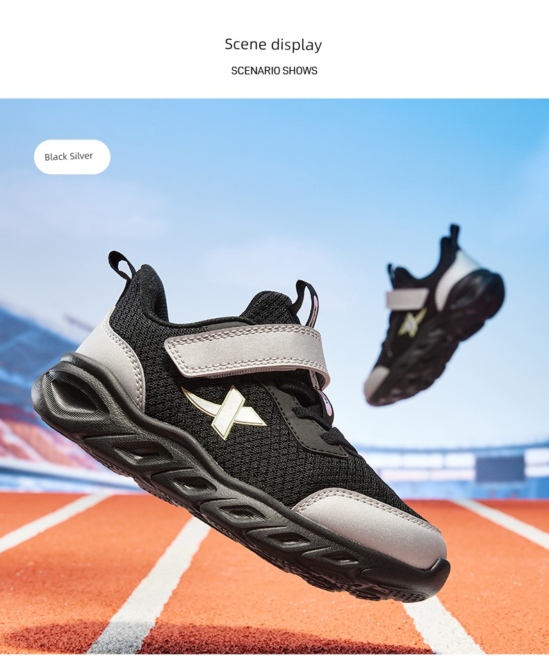 Cloud Running | Xtep Children's Sports Shoes 2026 Autumn New Model Breathable Mesh Boys' Running Shoes for Older Children. — 3