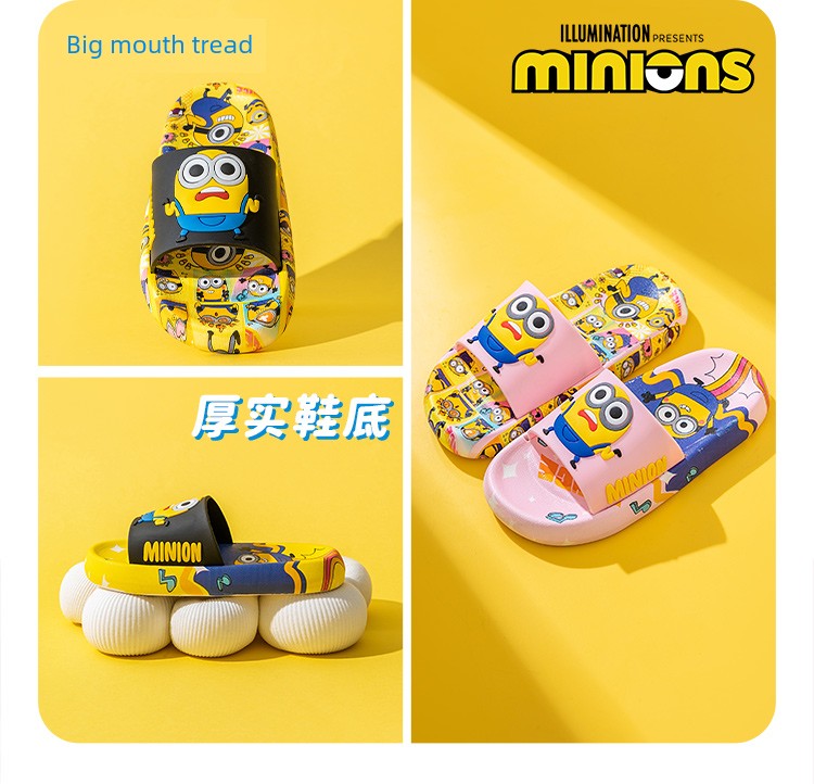 Minions Children's Slippers Indoor Summer Cartoon Home Non-Slip 2026 New Model Parent-Child Boys Girls Sandals — 11