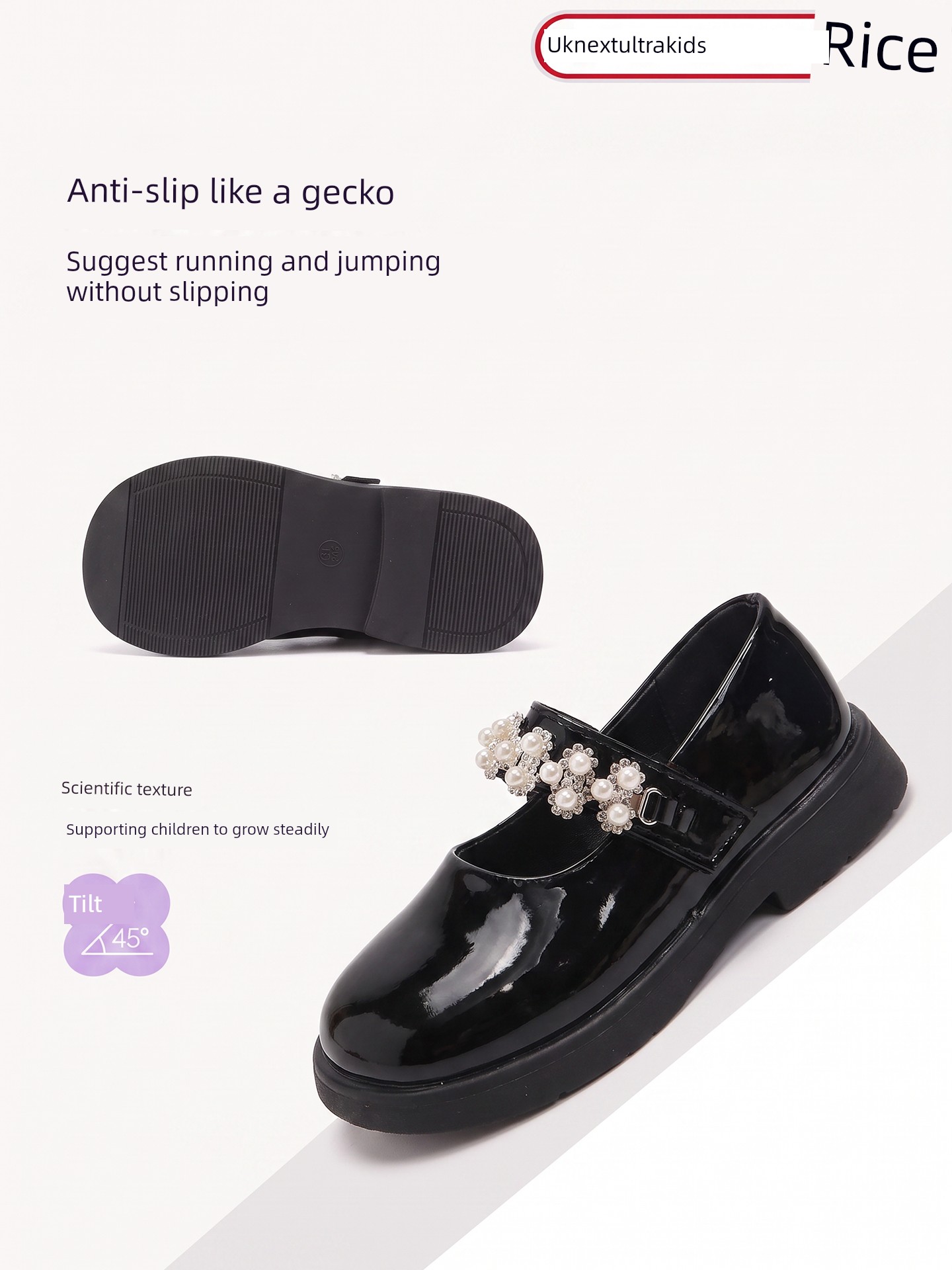 British Nu Black Leather Shoes for Girls, College Style, Soft Sole, Suitable for Skirts, British Style Princess Shoes, Children's Performance Autumn Shoes — 3