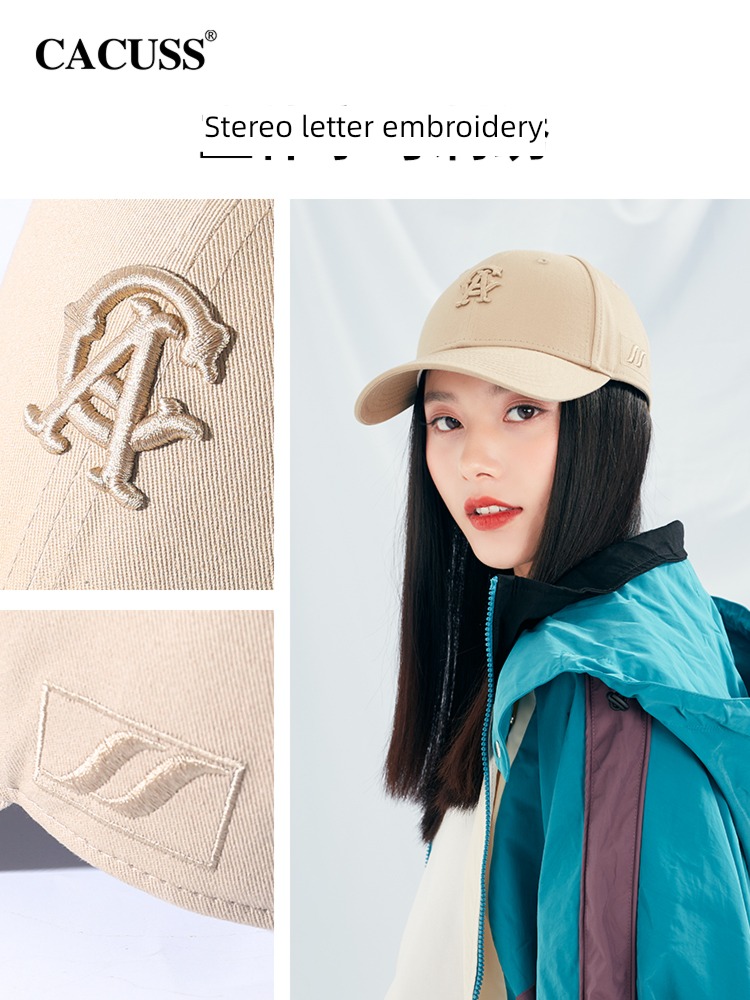 CACUSS female autumn Big head circumference Wearable Versatile Hat