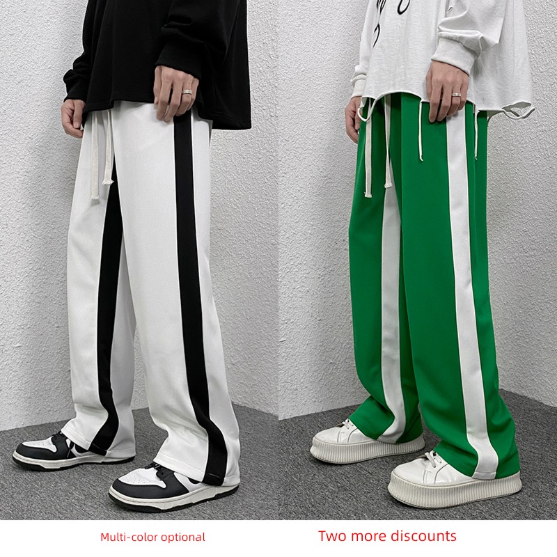 easy Big size Plush Sports money Sagging sensation leisure time trousers