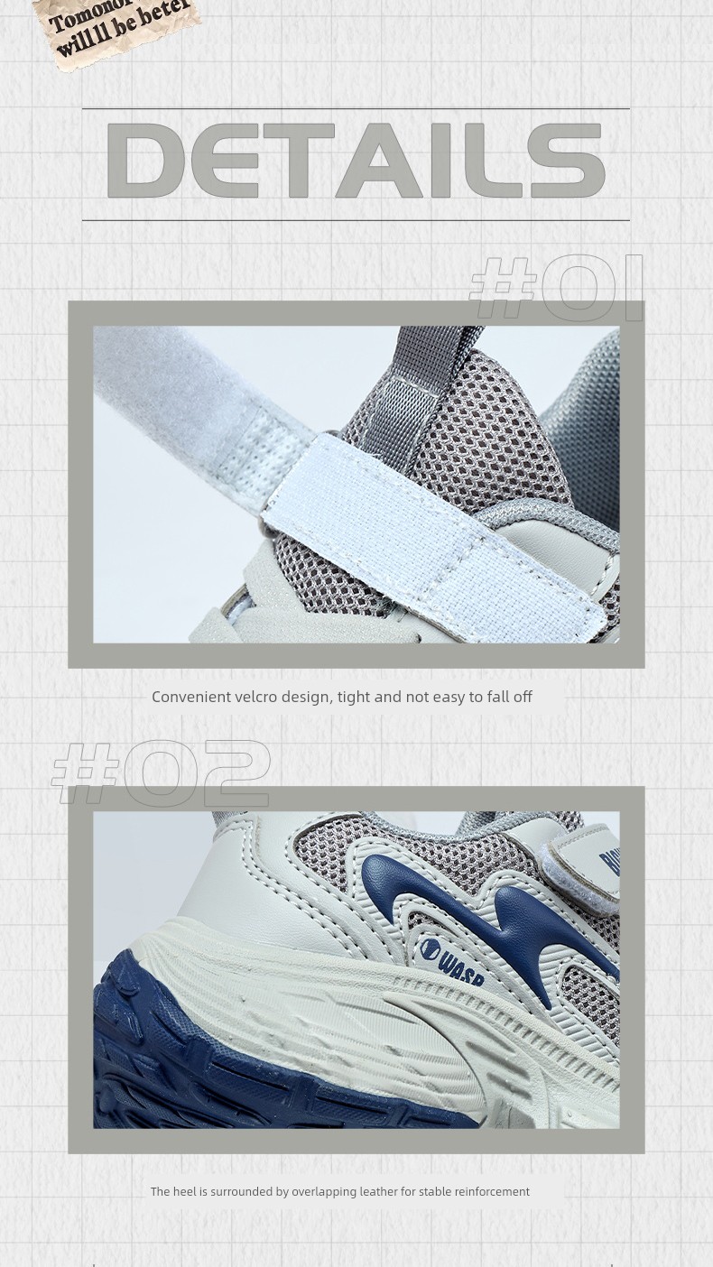Bumblebee Children's Shoes Boys' Sports Shoes 2026 Autumn and Winter New Non-Slip Breathable Elementary School Dad Shoes Kids' Shoes — 7
