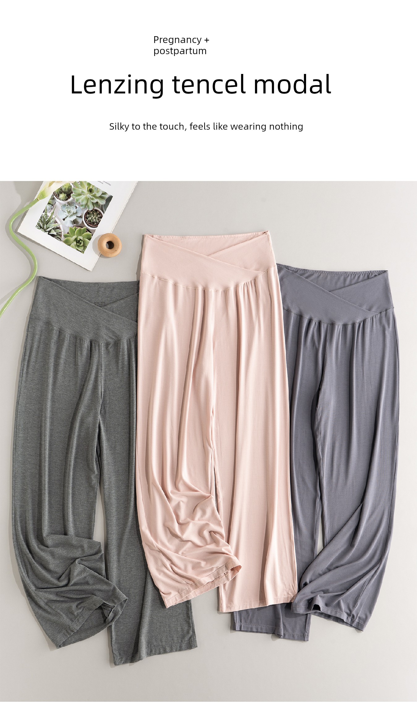 Momjane Belly Autumn Winter Spring Summer Maternity Pajamas — 1
