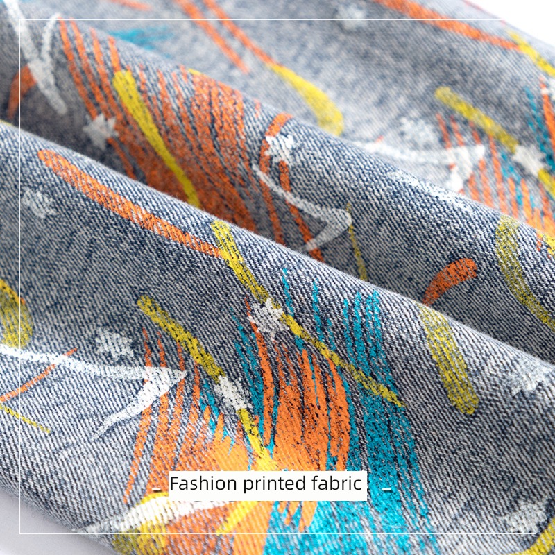printing spring and autumn easy Super thin Jeans