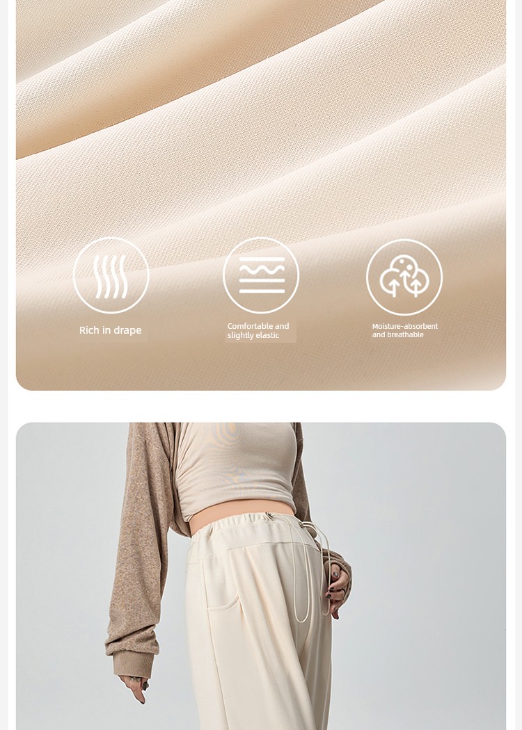 Maternity Pants for Autumn, Wide-Leg Pants That Don'T Squeeze the Belly, Fall/Winter Fleece-Lined Casual Straight-Leg Long Pants for Petite Women, Autumn — 7