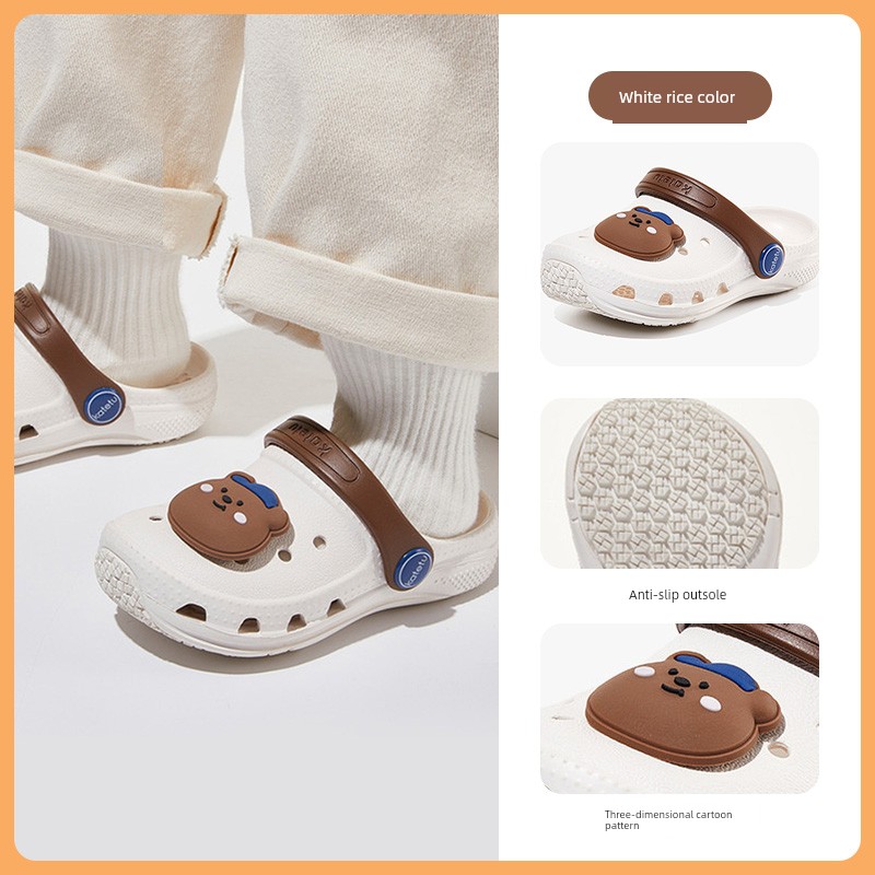 Carter Rabbit Kidsren's Slippers 2026 New Summer Baby Non-Slip Clogs Boys' Indoor Shoes Girls' Beach Shoes — 6