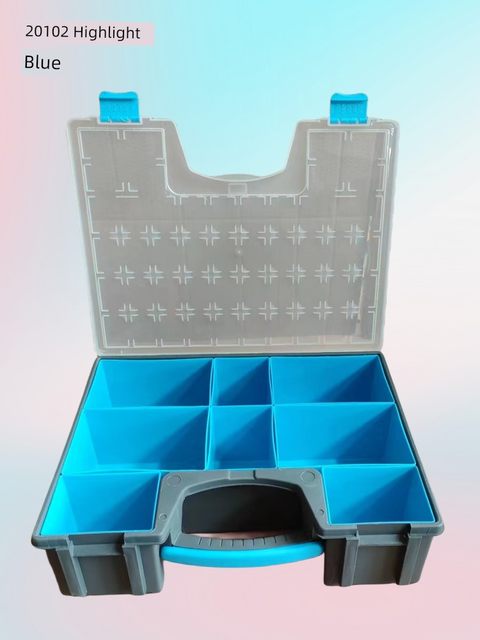 Part storage box Household hardware tool box Multi-function portable electrician repair accessories screws can be detached on the vehicle