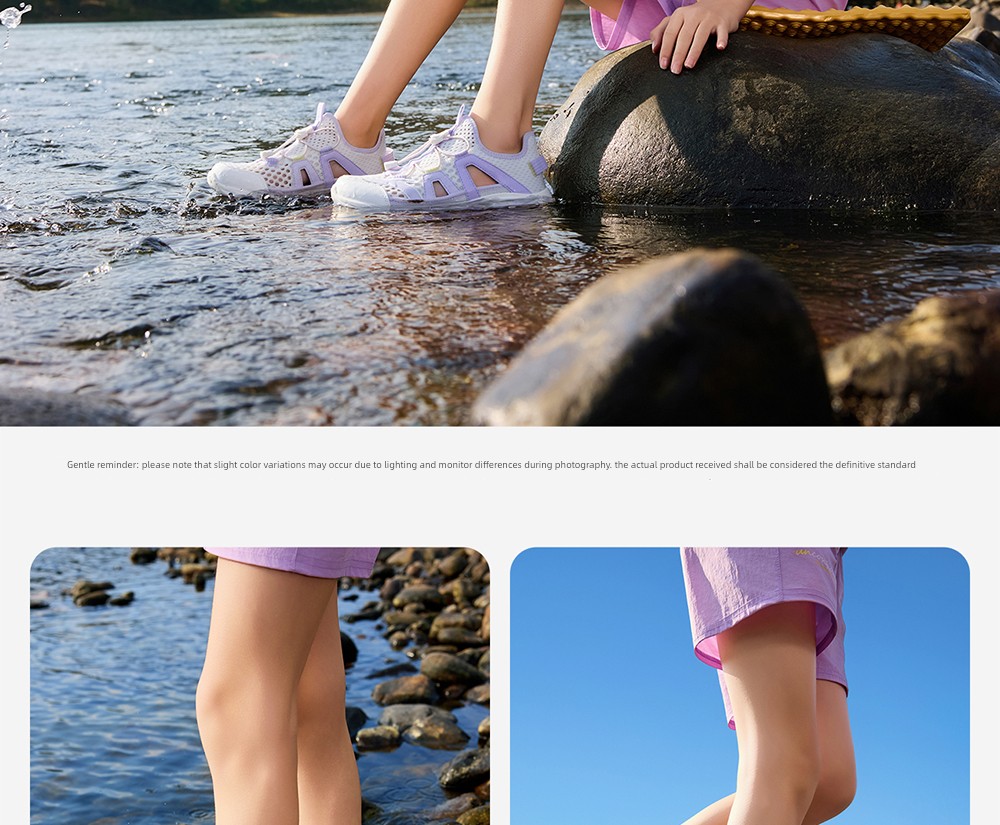 King of Water Trampling | Anta Kidsren's Girls' River-Tracing Shoes and Beach Shoes 2026 Summer New Outdoor Mesh Sports Sandals — 24