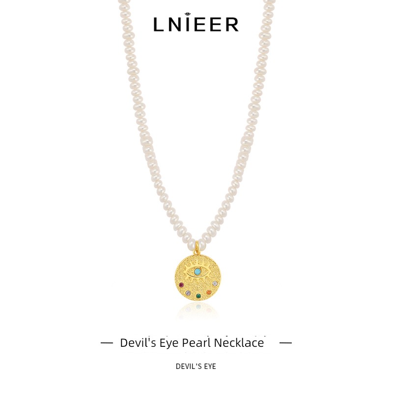Pearl female senior Light luxury necklace Pendant Lilywhites
