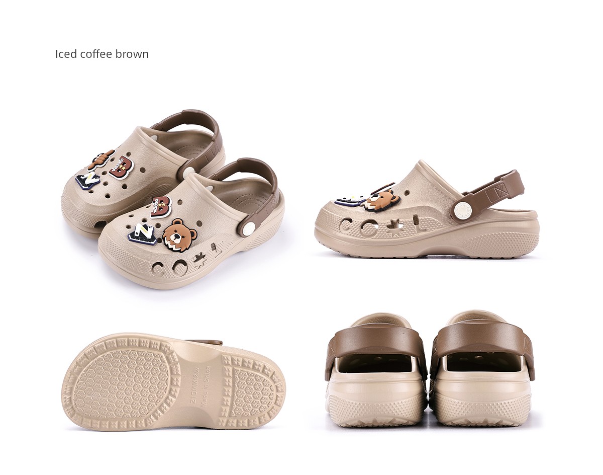 Happy Mary Outdoor Children's Sandals for Girls, Summer Soft Beach Shoes, Boys' Slippers for Older Kids — 15