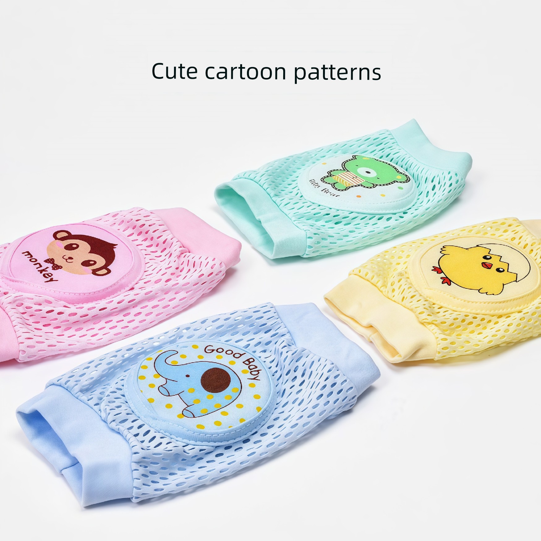 Baby Knee Pads for Crawling, Infant Knee Protectors, Children's Anti-Fall Crawling Gear, Toddler Learning Crawling Elbow Pads, Summer Thin Version — 4