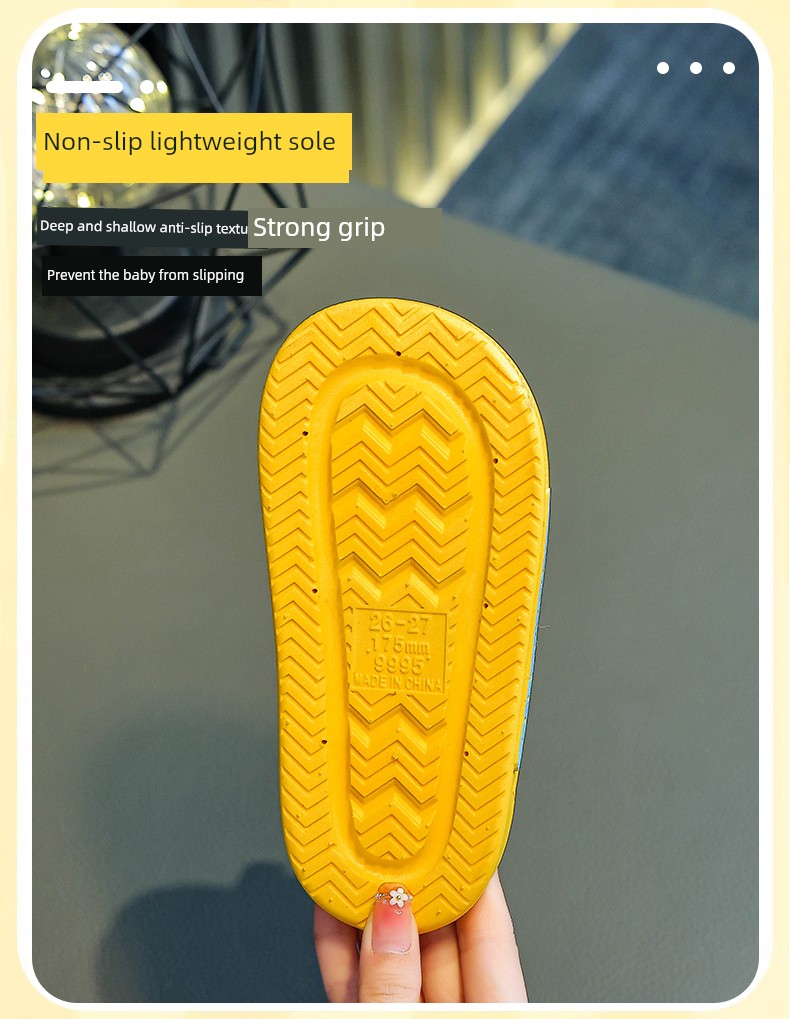 Children's Slippers for Boys, Summer 2026 New Model, Cute Cartoon Design for Girls, Non-Slip Thick-Soled Sandals for Older Kids — 8
