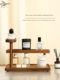 Wooden walnut porch table top storage rack storage solid wood cup holder coffee tea set perfume storage rack