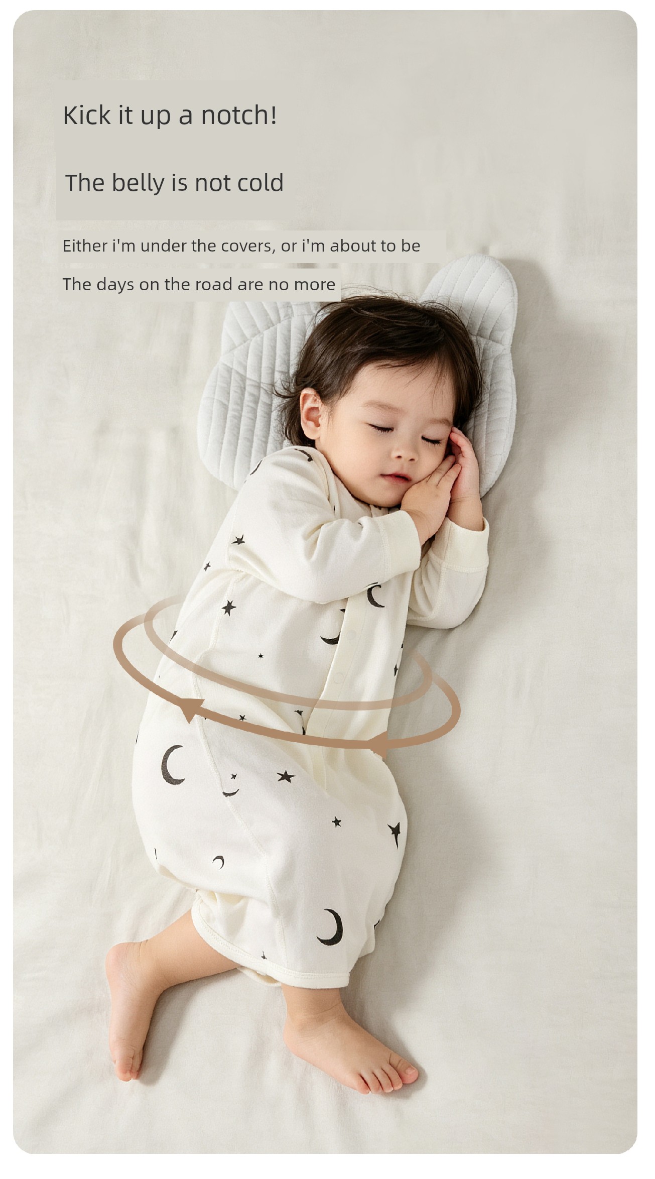 Baby Pajamas, Baby Nightgown, Autumn One-Piece Clothing, Pure Cotton, Thin Long-Sleeved Autumn and Winter Sleeping Bag for Young Children, Boys — 11