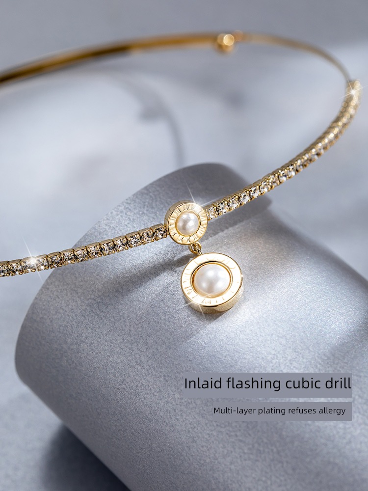Cold wind female Minority Pendant ins Hip hop Necklace