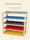 Toy car storage artifact parking lot shelf garage model scene car space display cabinet children's storage box