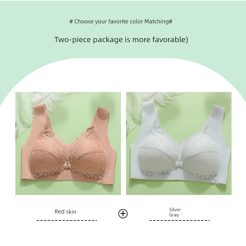 Vest Breastfeeding Intimates Push up and Anti-Sagging Breast Milk Period Maternity Bra Postpartum Feeding Front Buckle Thin Bra — 5