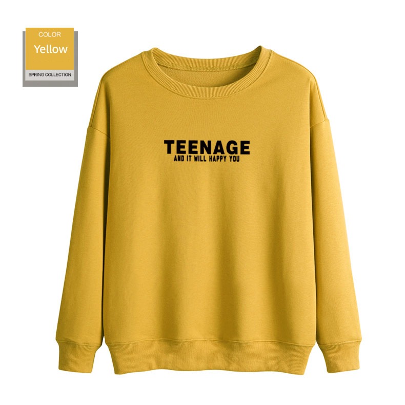thickening spring and autumn easy Big size ins Round neck Sweater