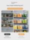 Refrigerator storage box Food grade freshness box Kitchen vegetable dumplings sorting tool special egg storage box for freezing