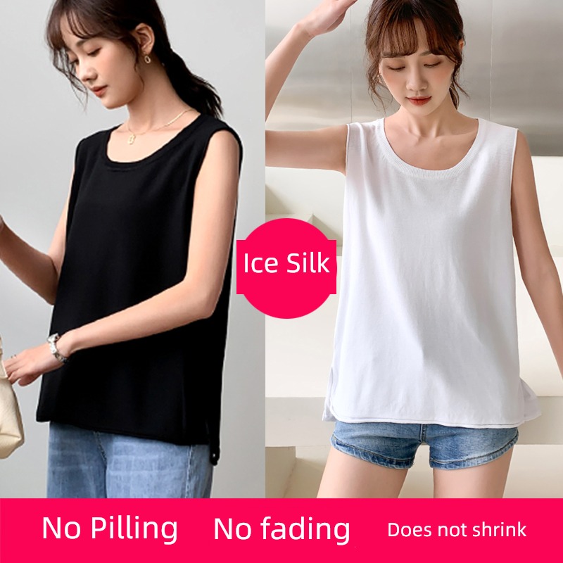 easy Cover your stomach knitting jacket T-shirt camisole vest