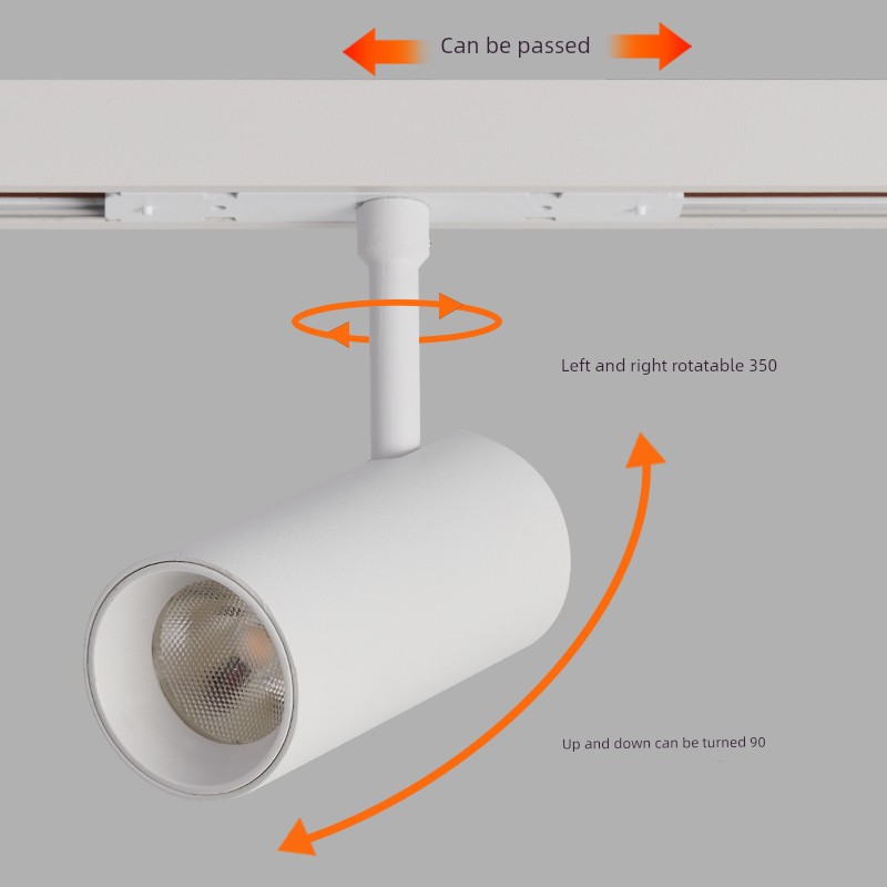White Bedroom Led Concealed Line Magnetic Suction Track Light