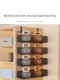 Bag storage rack wardrobe hook without hole punching cabinet side clothes hook wall hat clothes rack