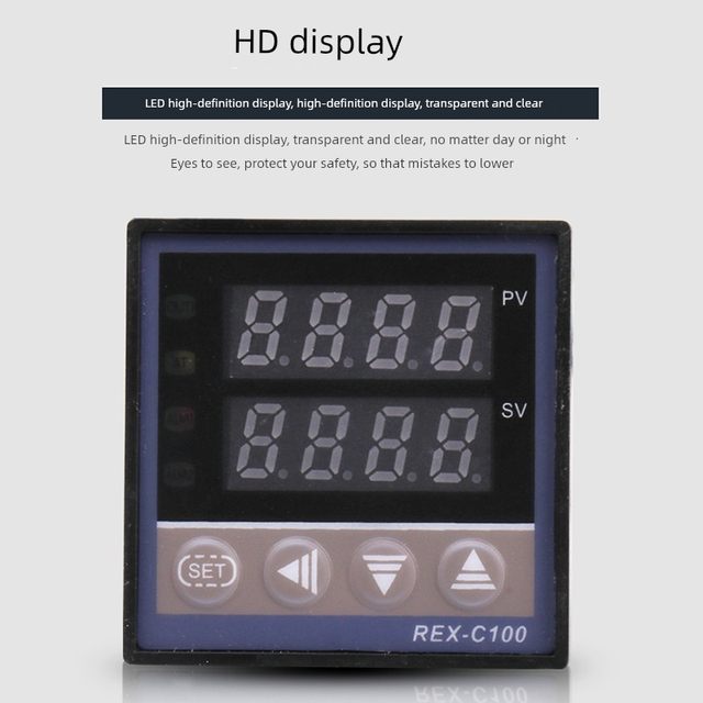 Rex-1 c100-c700c400c900 temperature controller temperature controller digital display intelligent pid temperature control K-type oven