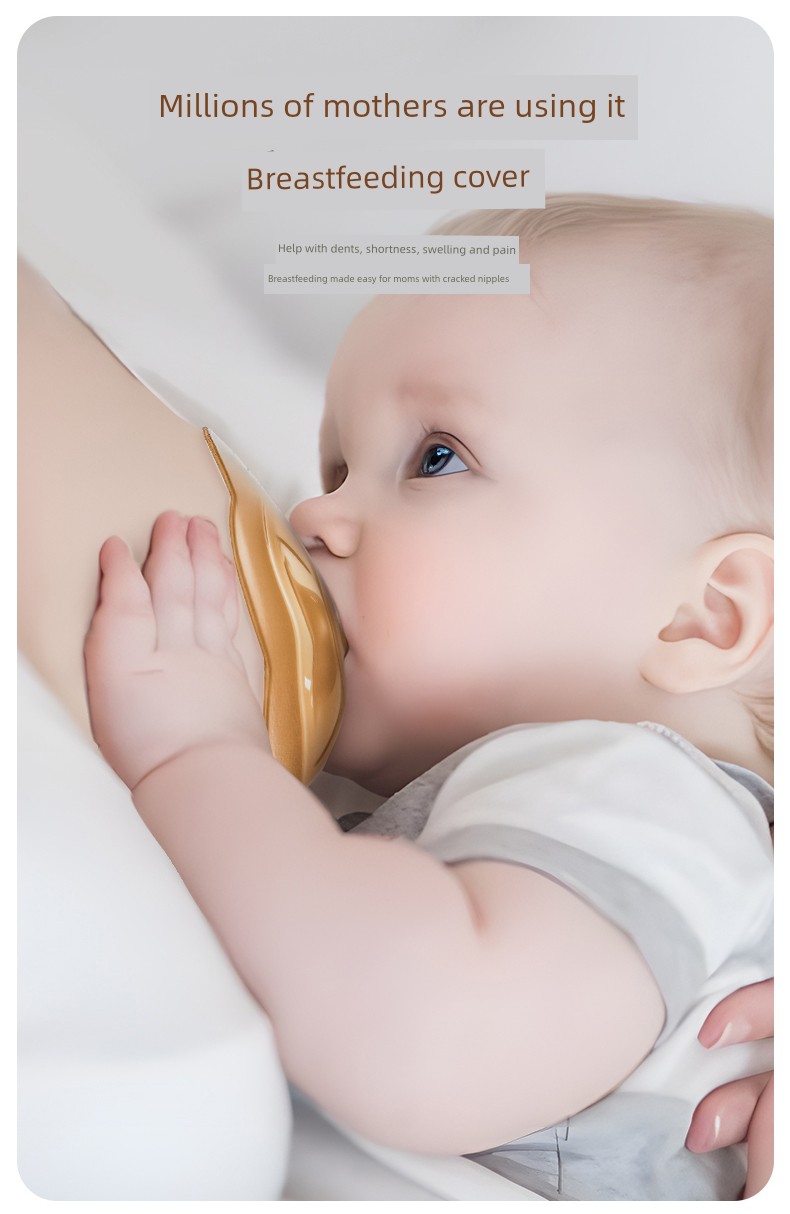 Beingmate Breast Shield Nursing Tool Nipple Indentation Corrector Double-Layer Protective Cover for Breastfeeding Anti-Bite — 11