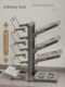 Kitchen storage rack household multi-function cabinet sink pot utensils layered pot rack multi-layer pot lid storage rack