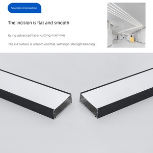 Led Linear Light Cover Panel, Milky White Light Strip Cover, Pc Light Cover, Linear Light Cover, Thin Cover Panel, Exten