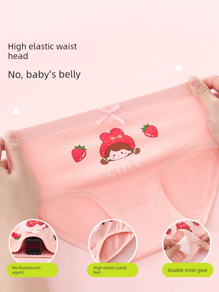Girl Underwear Pure Cotton Kids Triangle Shorts Little Girl 100% Cotton 100% Shorts Baby Girl Underpants 2024 New Arrival — 3