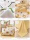 Bed sheets, four-piece set, double-layer yarn quilt cover, quilt cover, dormitory bed three-piece set, bedding, non-complete cotton, pure cotton 2025 new model