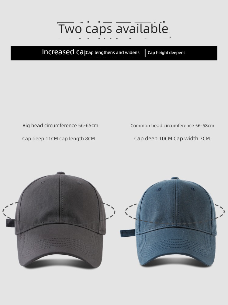 female Show a small face motion enlarge deepen Solid color Baseball cap