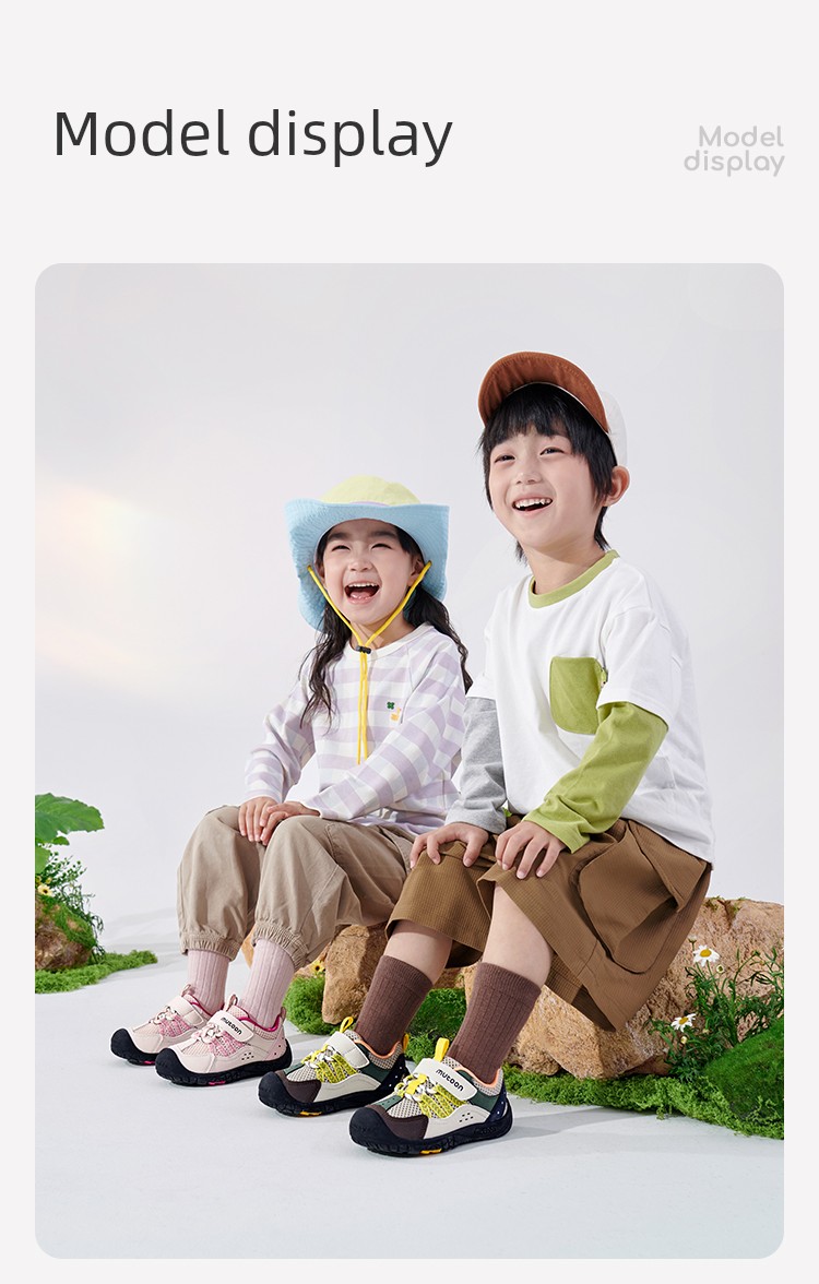 Children's Outdoor Sports Shoes 2026 Spring and Autumn New Models for Girls, Lightweight Soft-Soled Mesh Hiking Shoes for Boys — 25